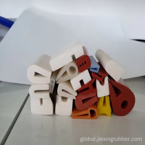 China Special-shaped silicone strips silicone Foam sealing strips Factory